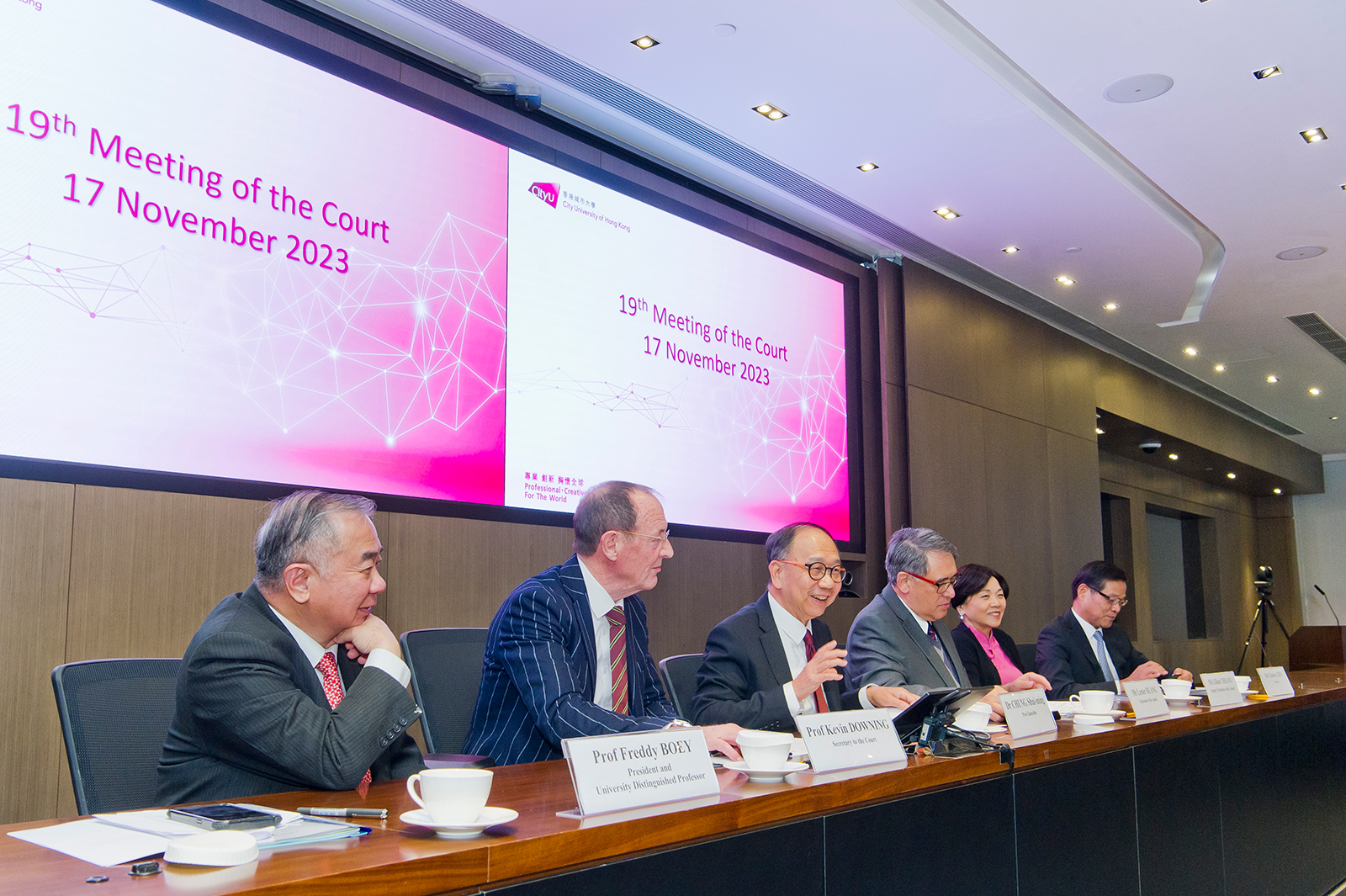 Court learns about recent developments at CityU