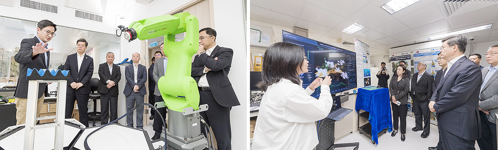 A delegation from Shenzhen visits the SKLTMW and the SKLMP. 