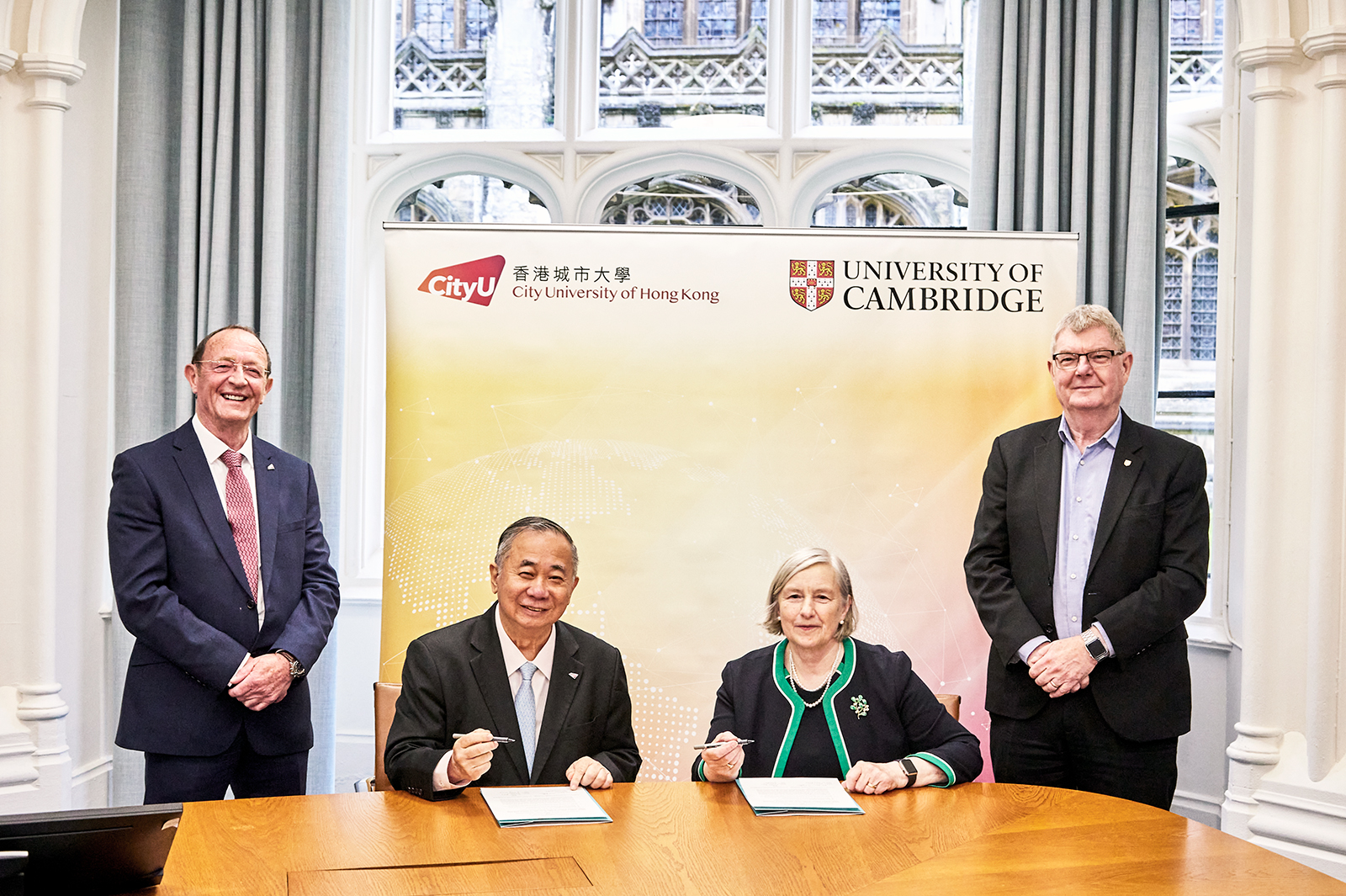 城大與劍橋大學露西．卡文迪許學院建立全新學術合作關係