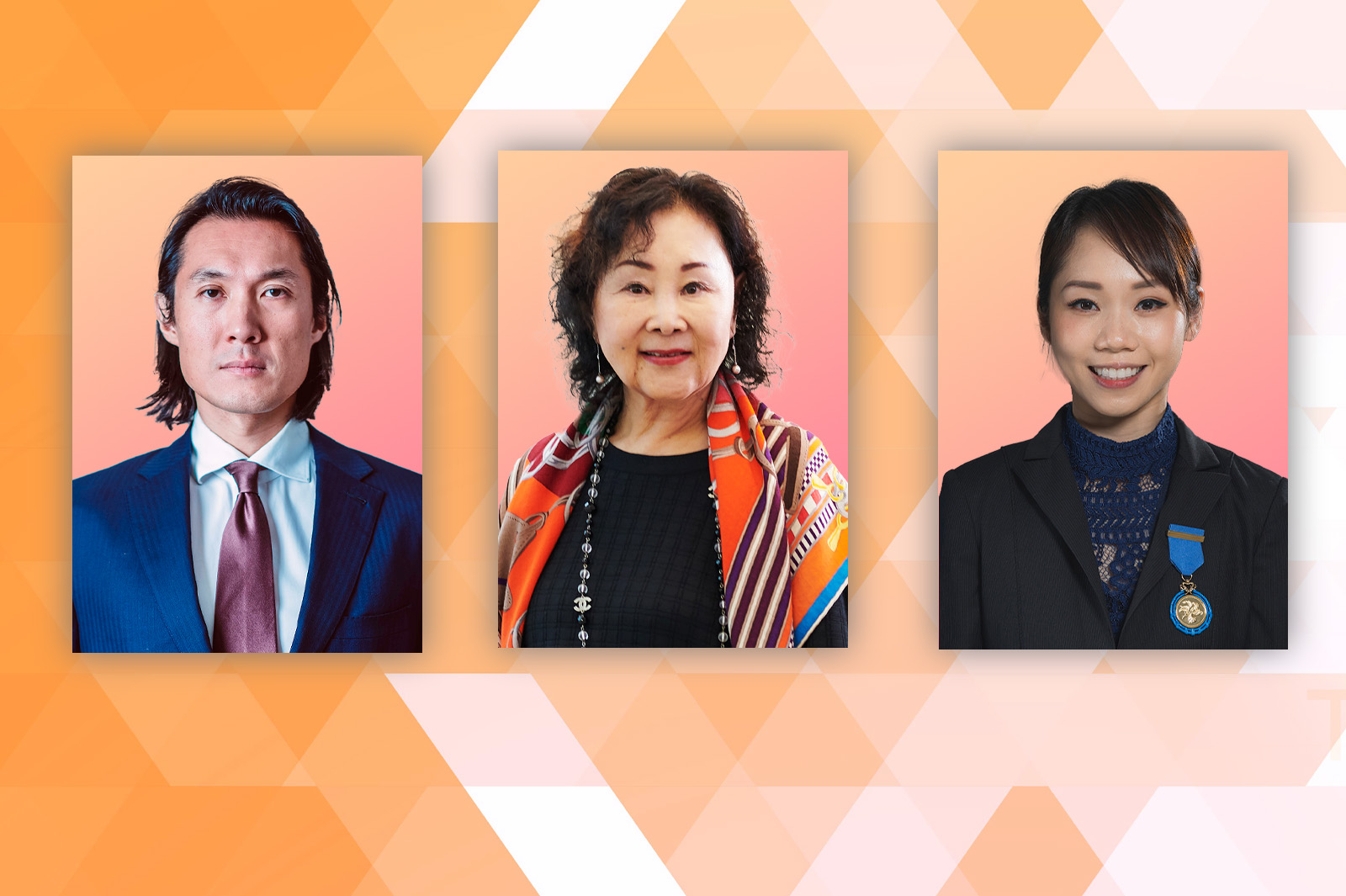 城大將頒授榮譽院士銜予三位傑出人士