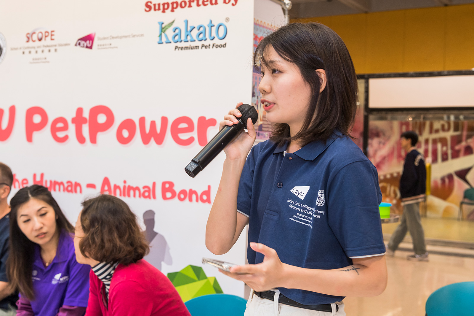 Yoolim joins CityUHK Pet Power as the event emcee to promote the power of human–animal bonds.