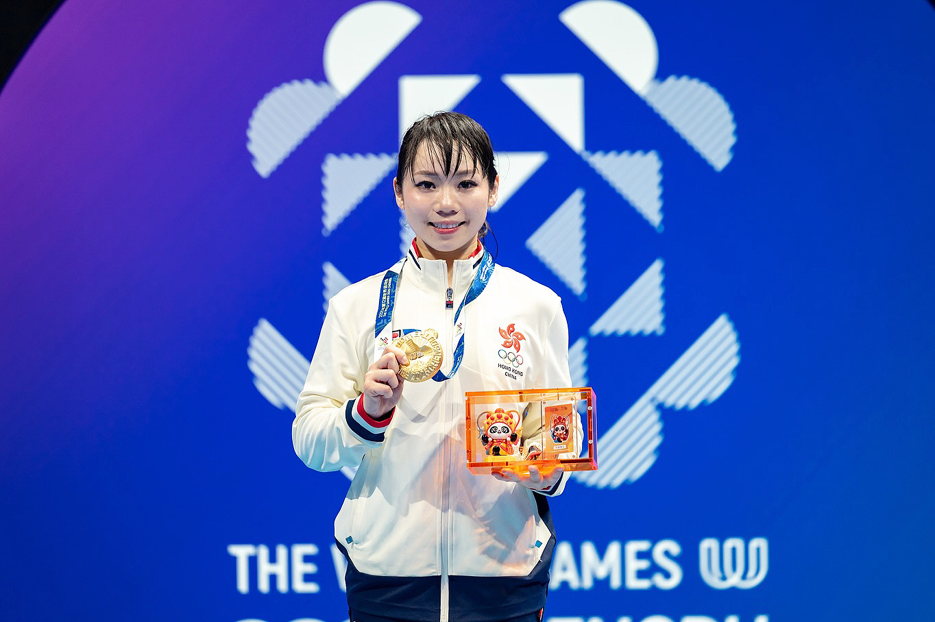 CityUHK celebrates alumna Grace Lau's historic gold medal victory at World Games 2025