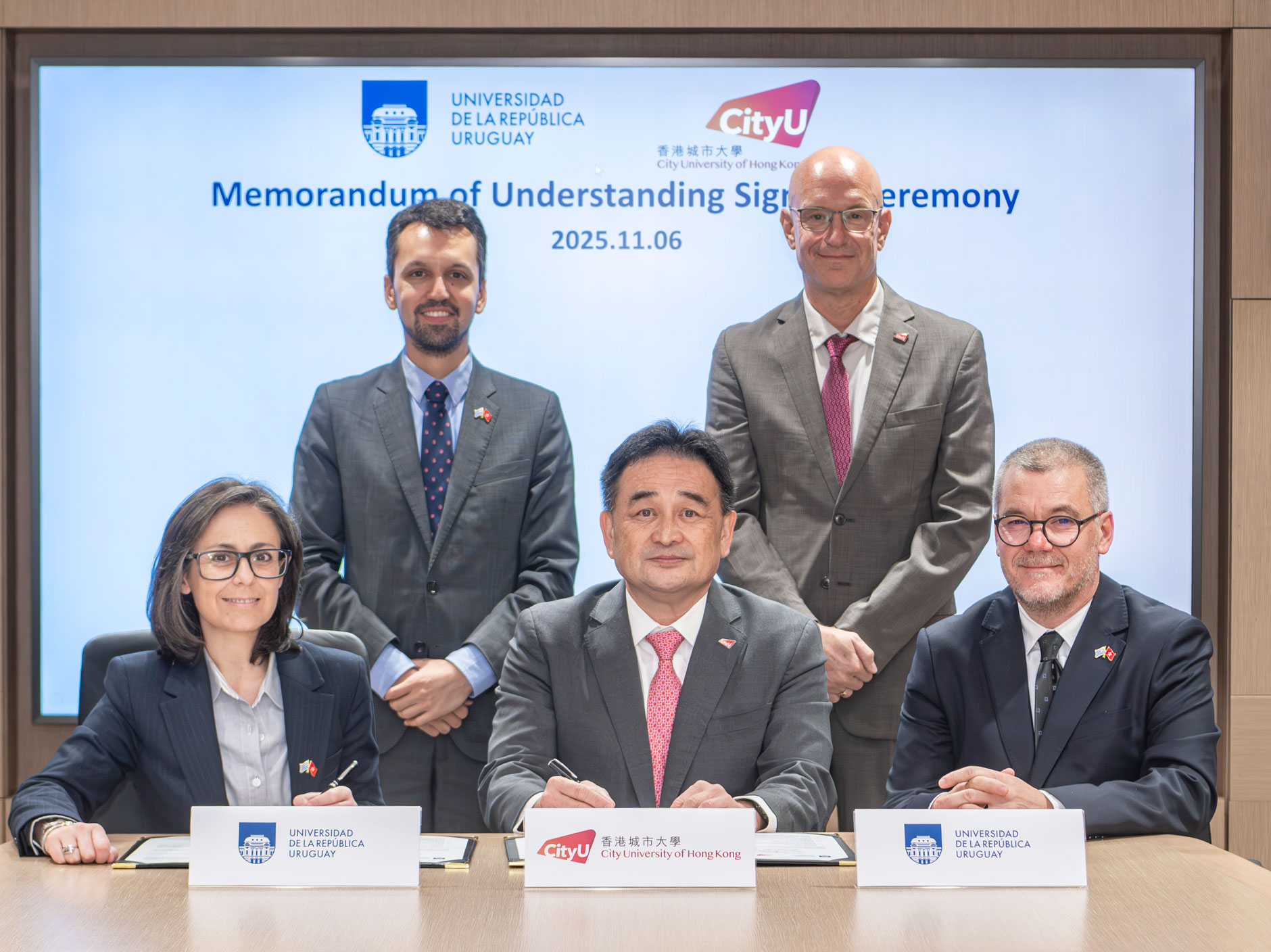 CityUHK signs MoU with Uruguay's largest university to deepen international academic collaboration