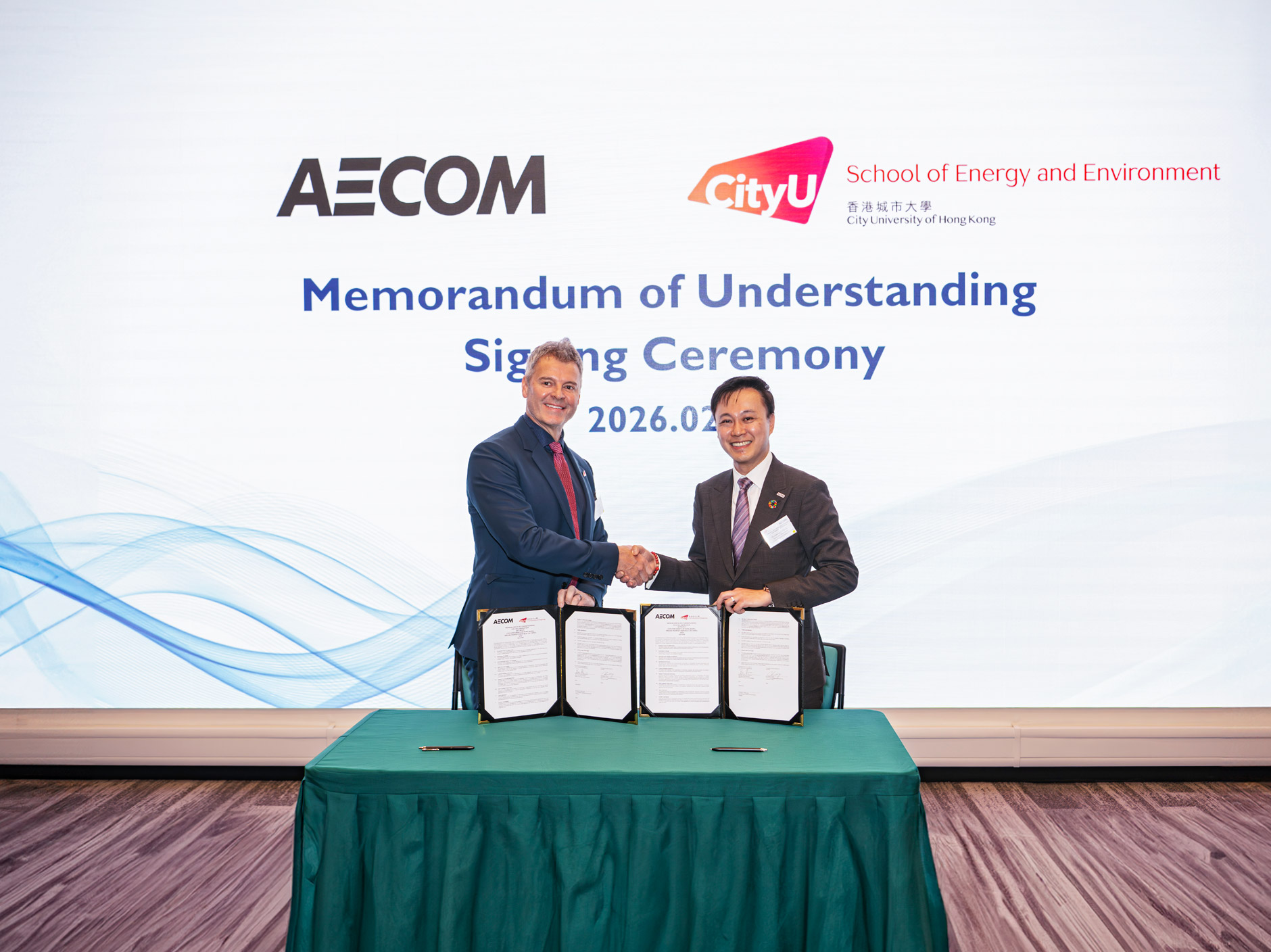 CityUHK and AECOM forge strategic partnership to accelerate Hong Kong’s sustainability and climate resilience goals 