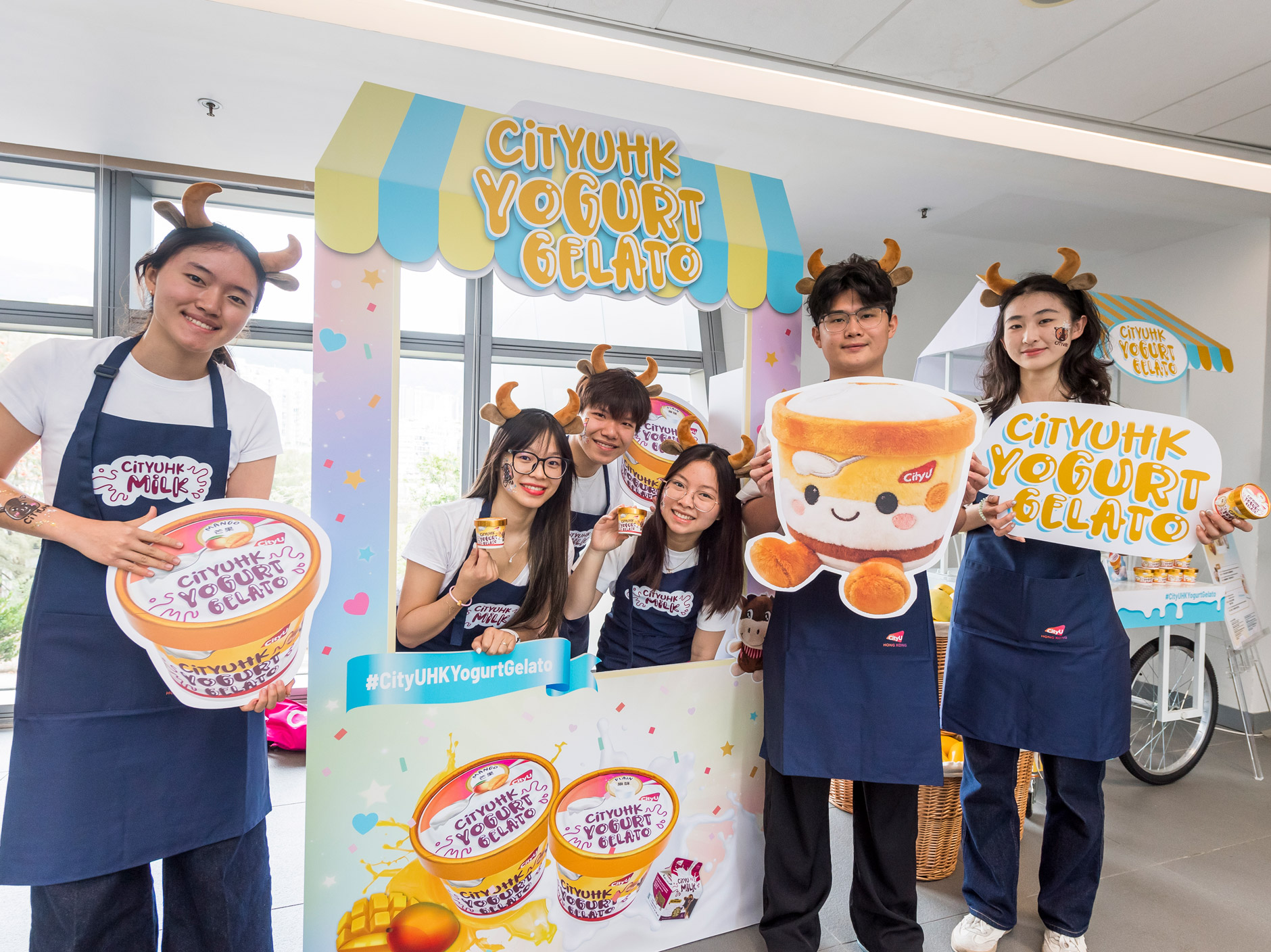 CityUHK launches new yogurt gelato to engage the university community 