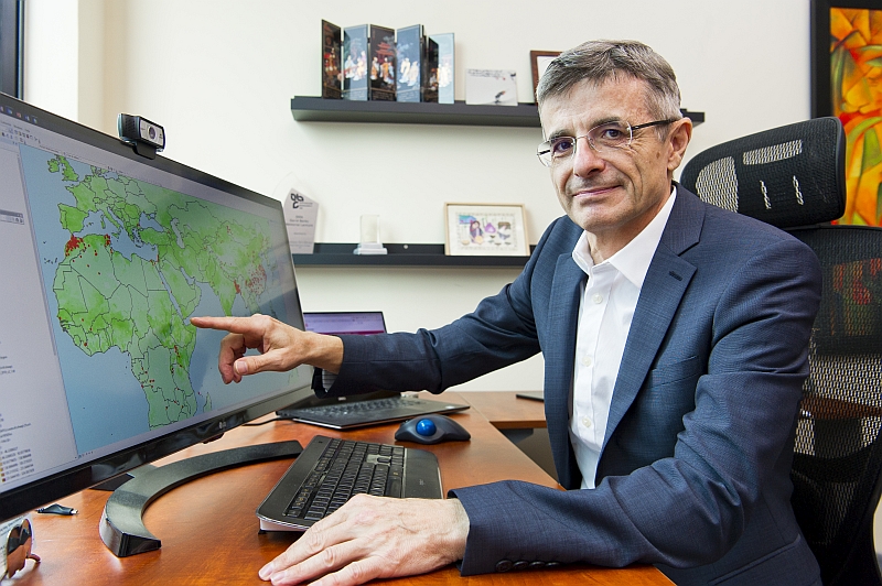 Estimating optimal vaccination coverage for goat plague eradication