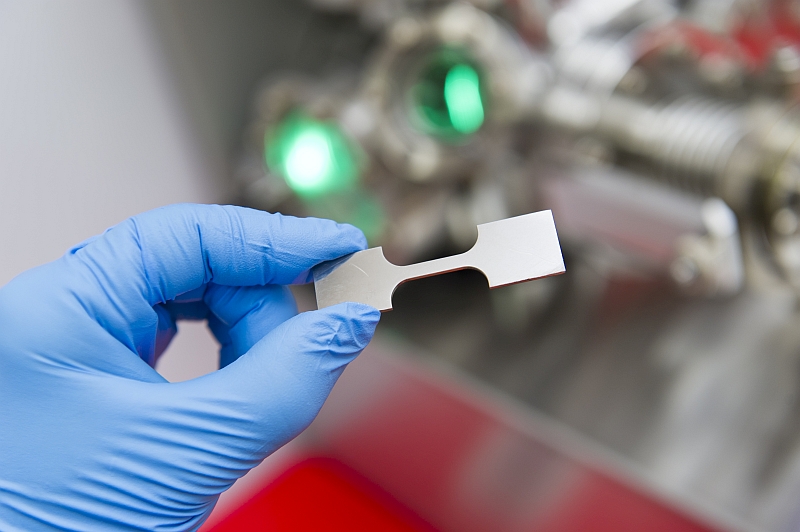 The new allow Al7Ti7 exhibits a superior strength of 1.5 gigapascals and ductility as high as 50% in tension at ambient temperature.