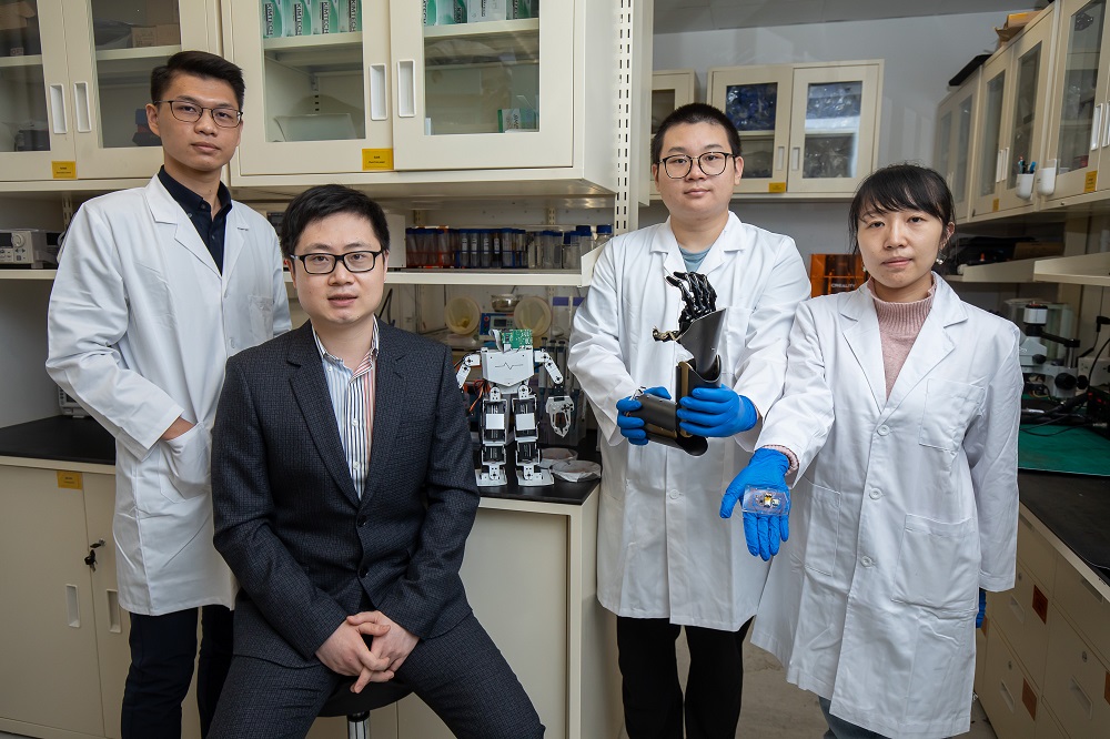 Robotic VR system for Covid-19 swab tests 