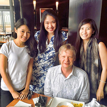 Carissa and her team at Cathay Pacific