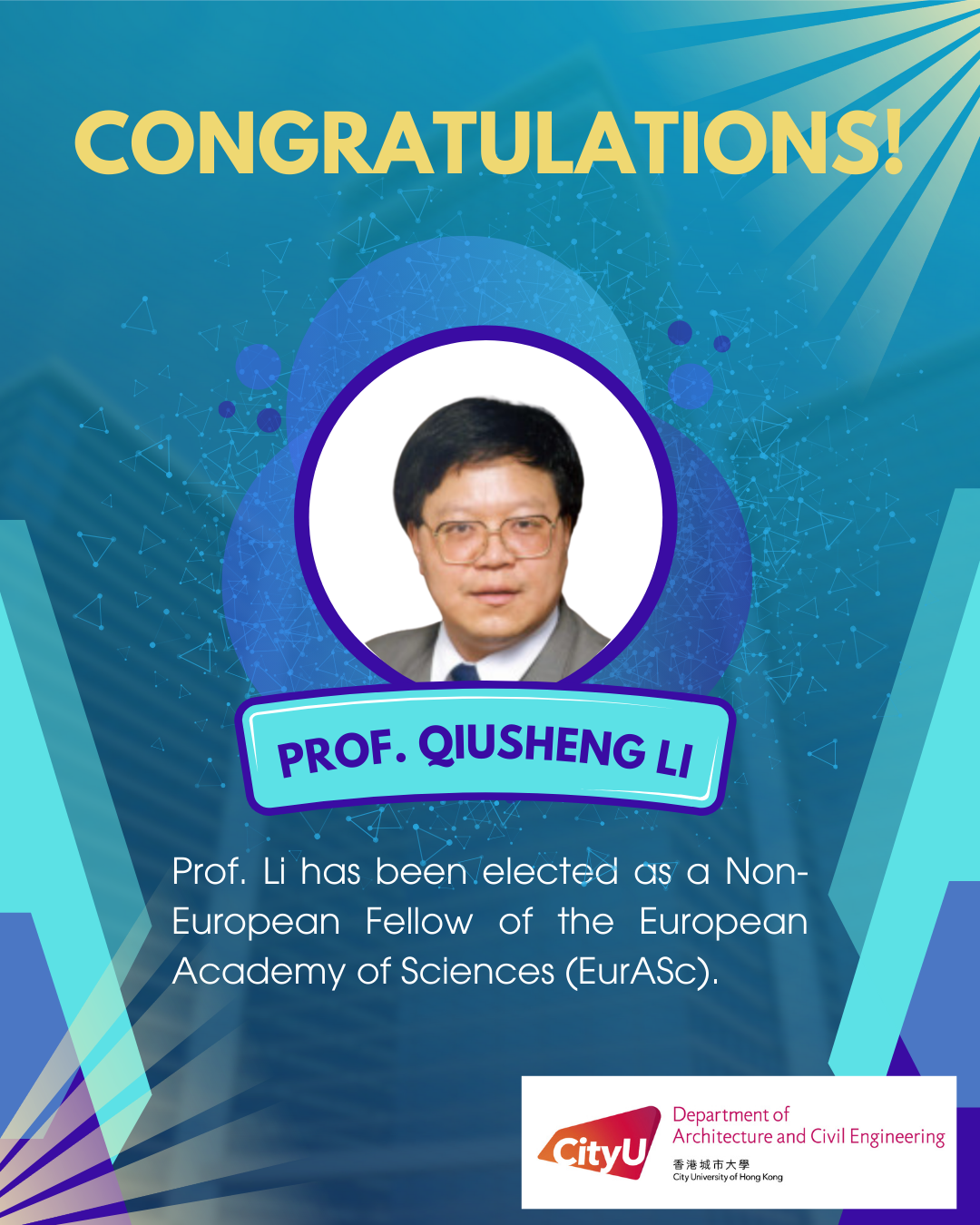 EurASc Prof. Qiusheng LI