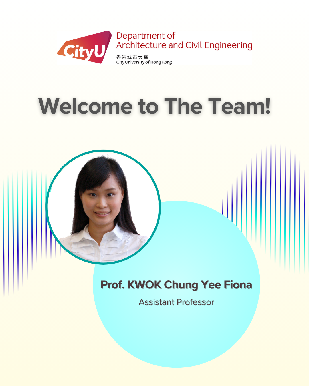 Welcome Prof Fiona Kwok (1)