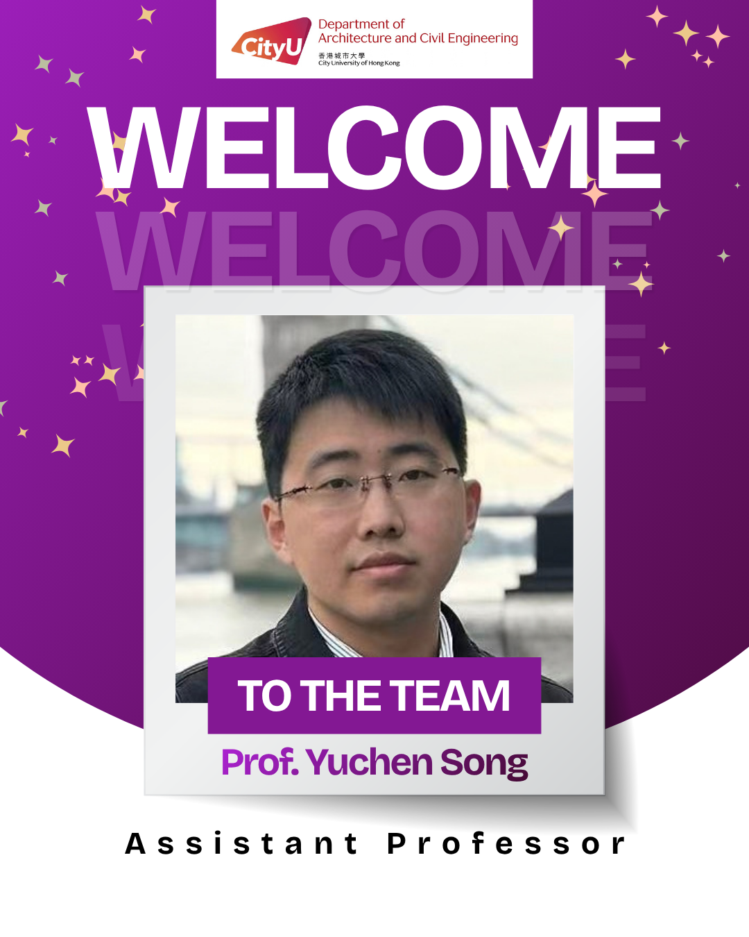 Welcome Prof Yuchen Song
