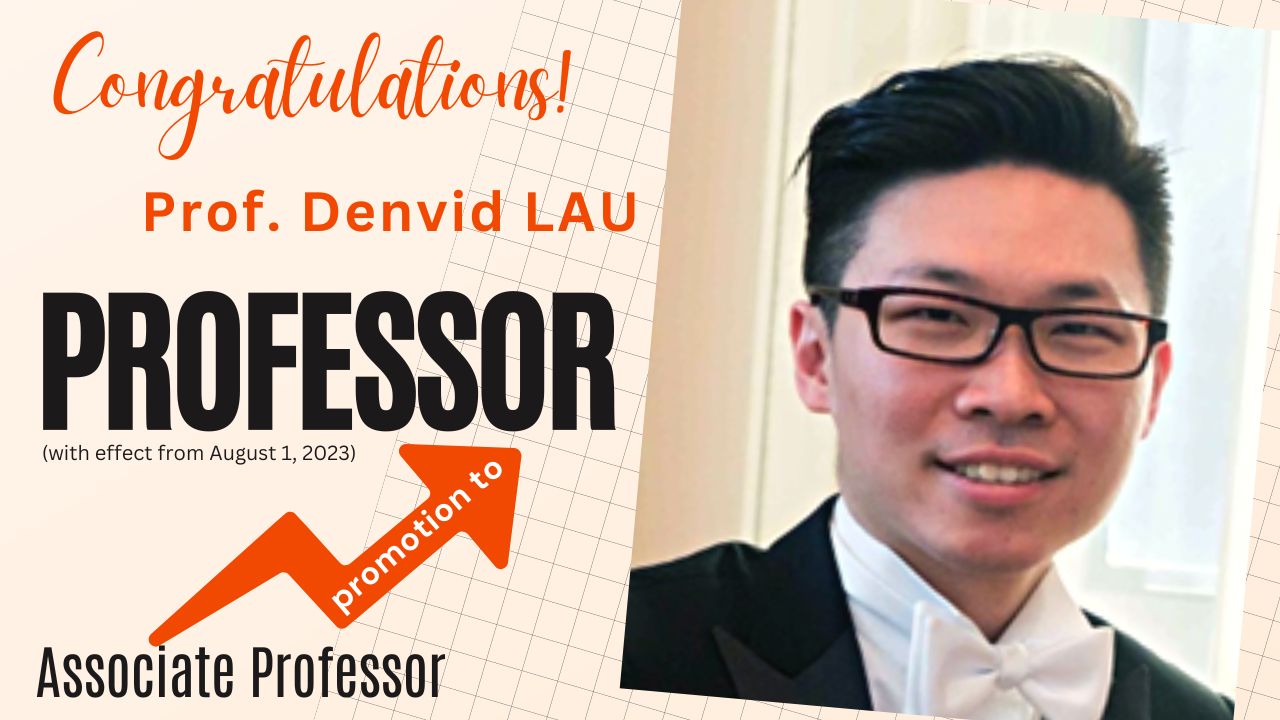 Prof. Denvid Lau_Promotion
