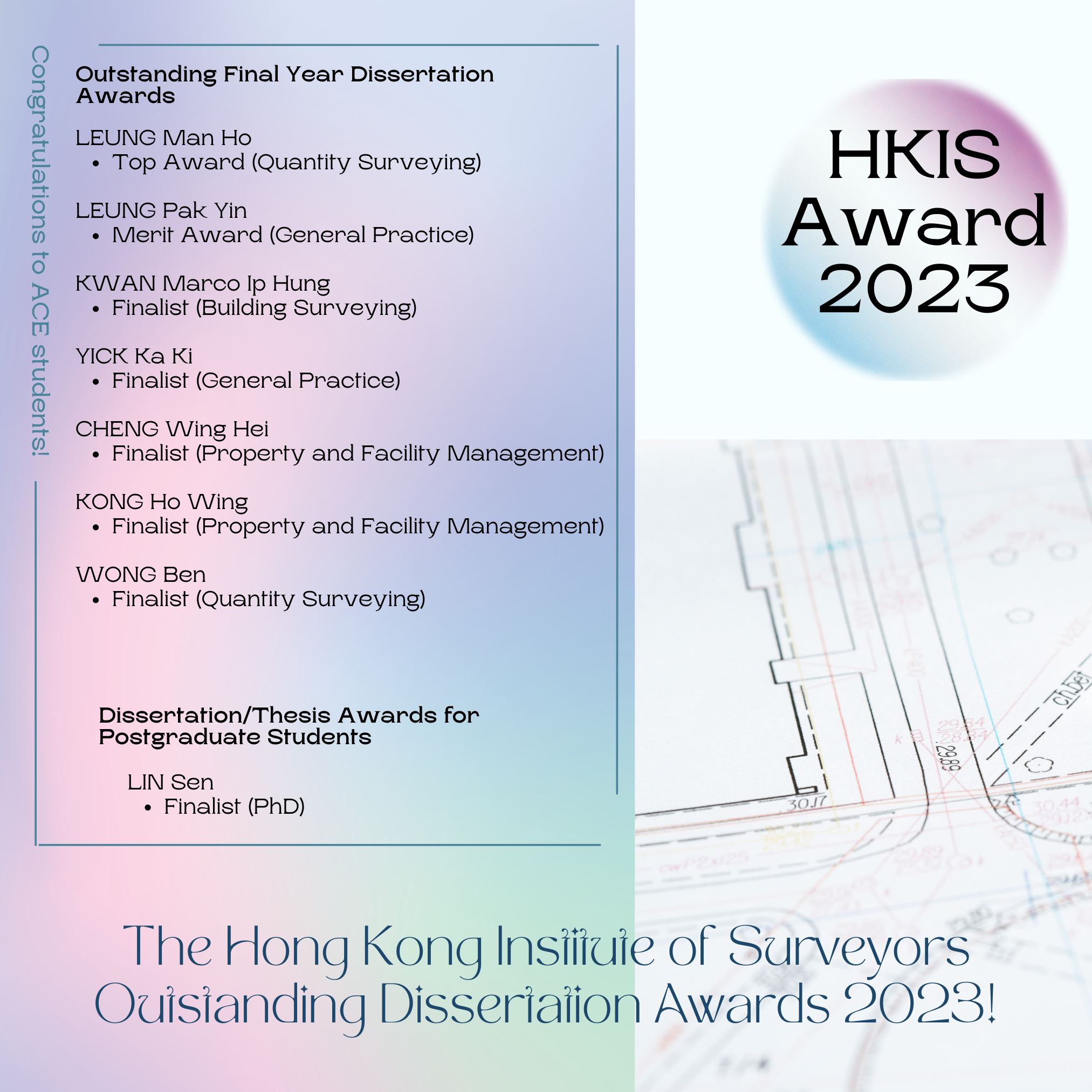 HKIS - Outstanding Dissertation Awards 2023