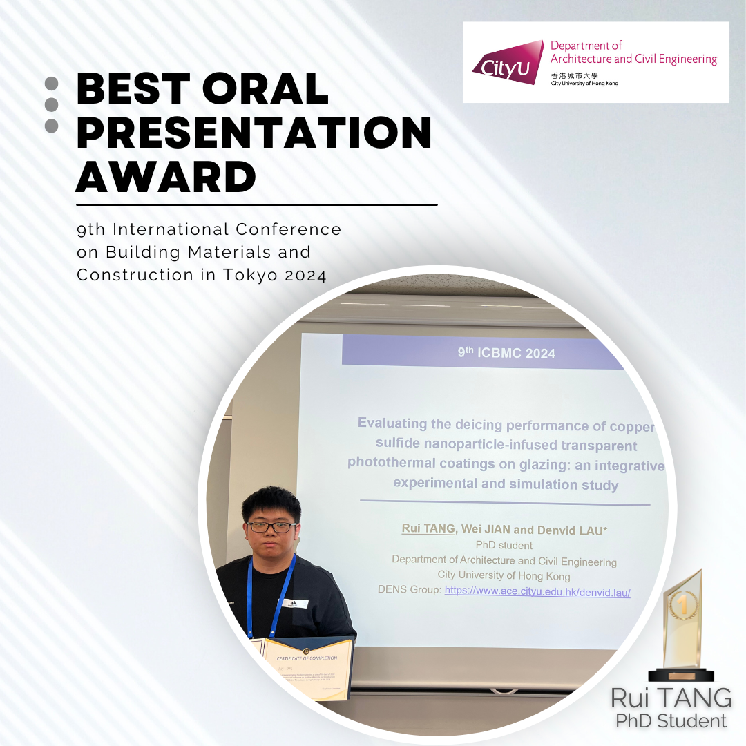 ICBMC Best Oral Presentation Award