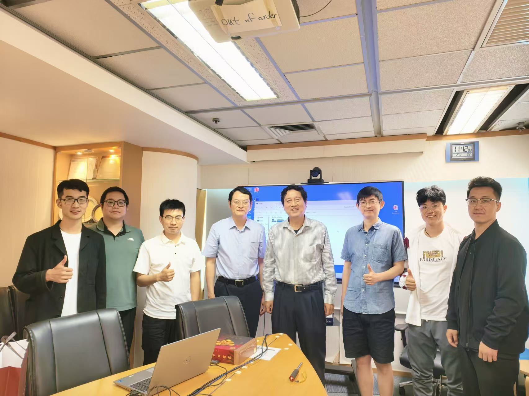 Professor Tan Sichao’s Harbin Engineering University team and ANSD members during an academic exchange at CityUHK