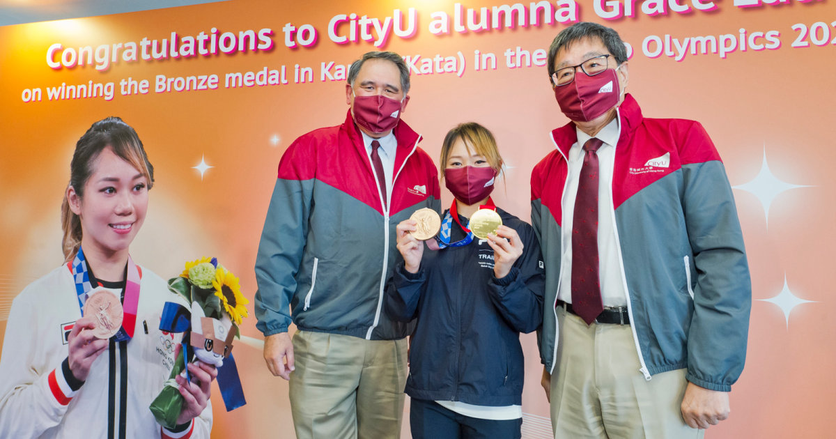 Olympian Grace Lau's triumphant return to alma mater - CityUHK Alumni ...
