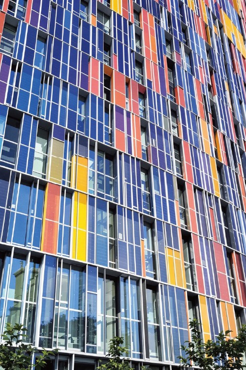 彩色節能光伏幕牆