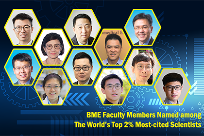 BME Faculty Members Named among The World’s Top 2% Most-cited Scientists