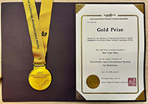 Prof. KHOO Bee Luan wins Gold Prize at Korea International Women’s Invention Exposition (KIWIE), the only awardee from Hong Kong