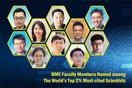 BME Faculty Members Named among The World’s Top 2% Most-cited Scientists