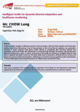 Intelligent textile for dynamic thermal adaptation and healthcare monitoring