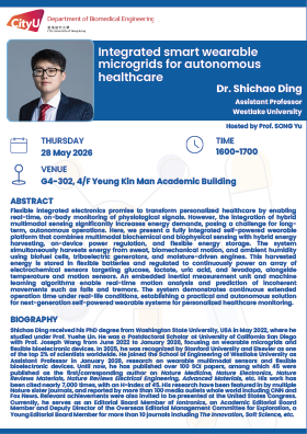 Integrated smart wearable microgrids for autonomous healthcare