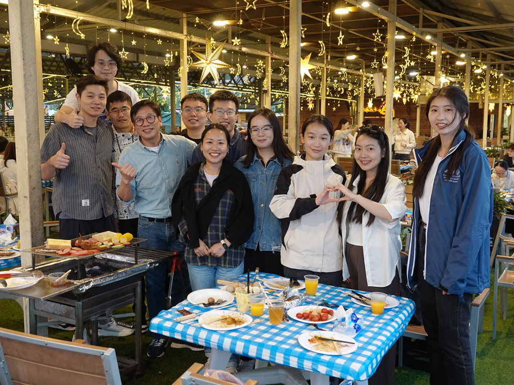 Students and staff were become friends.