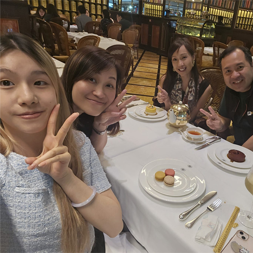 Prof. Howard LING, Ms. Sandy HO & Cherrie CHAN (CB)