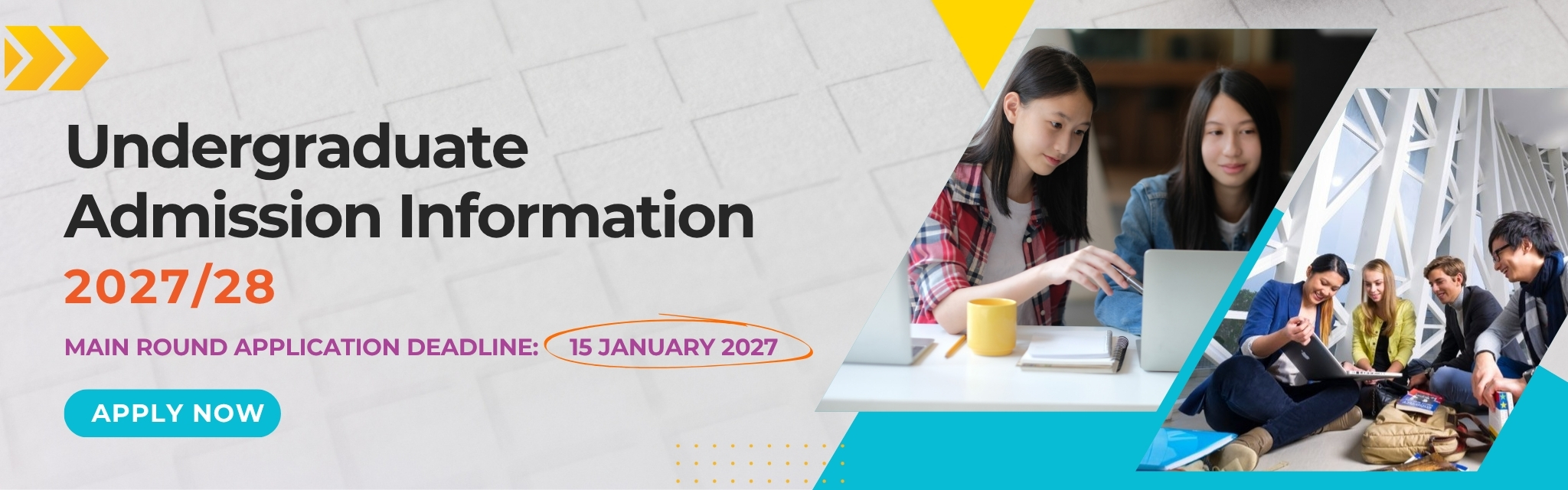 Undergraduate Admission Info e-banner