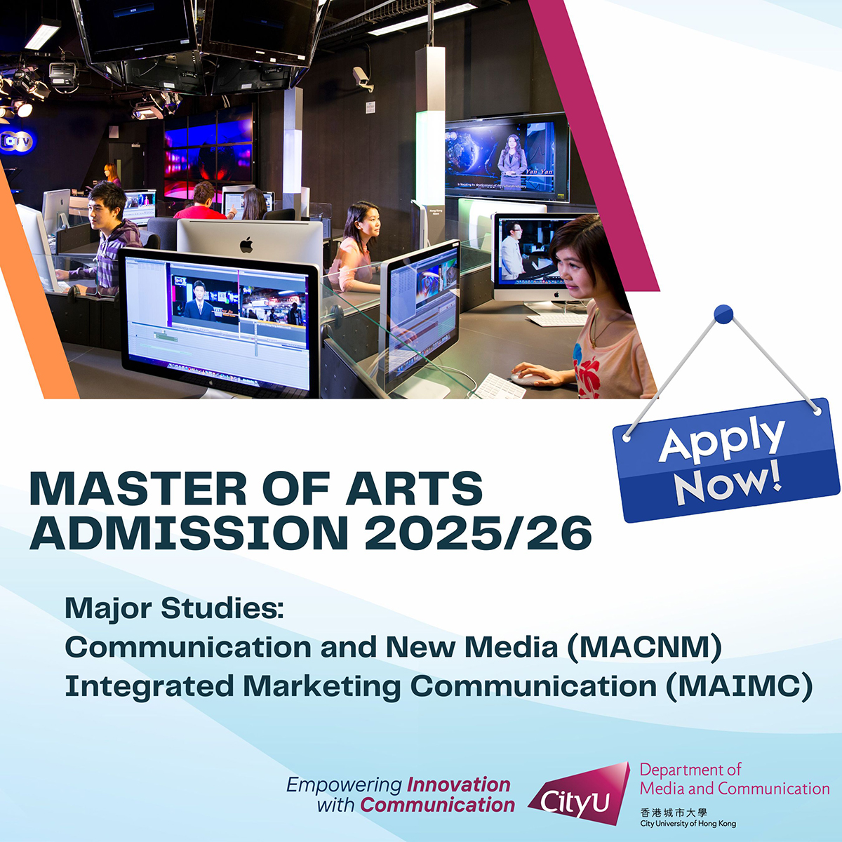 Department of Media and Communication - City University of Hong Kong
