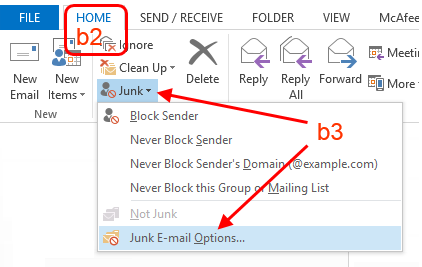 How to set up Blocked Sender List in Outlook - Computing Services Centre