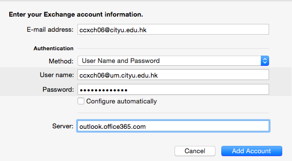setting up exchange account on mac mail setting up exchange account on mac mail