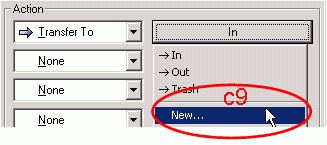 Choose the "New" option to create a new folder