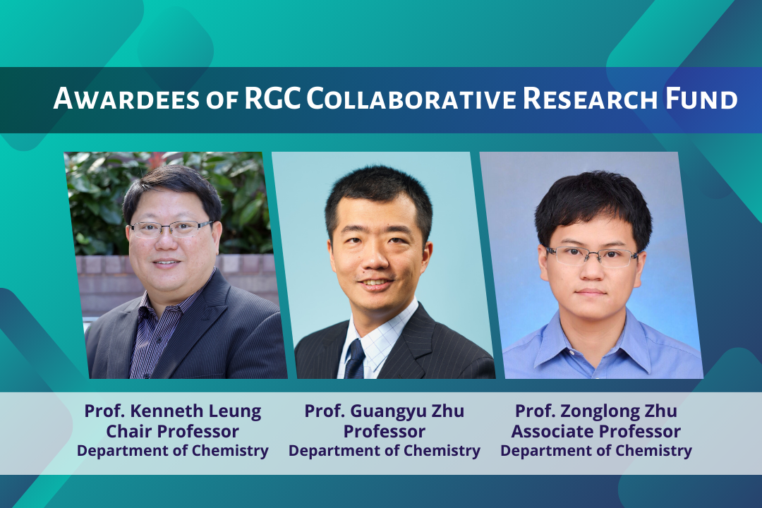 Three College of Science Faculty Members Awarded RGC Collaborative Research Fund 2023/24