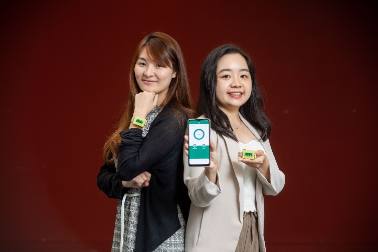 Christy Tse Man-wai (left) and Ruth Ngan Wai-tung