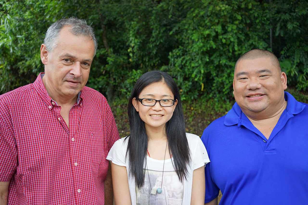 Prof Michael Reichel, Dr May Tse Pui-ying and Dr Howard Wong