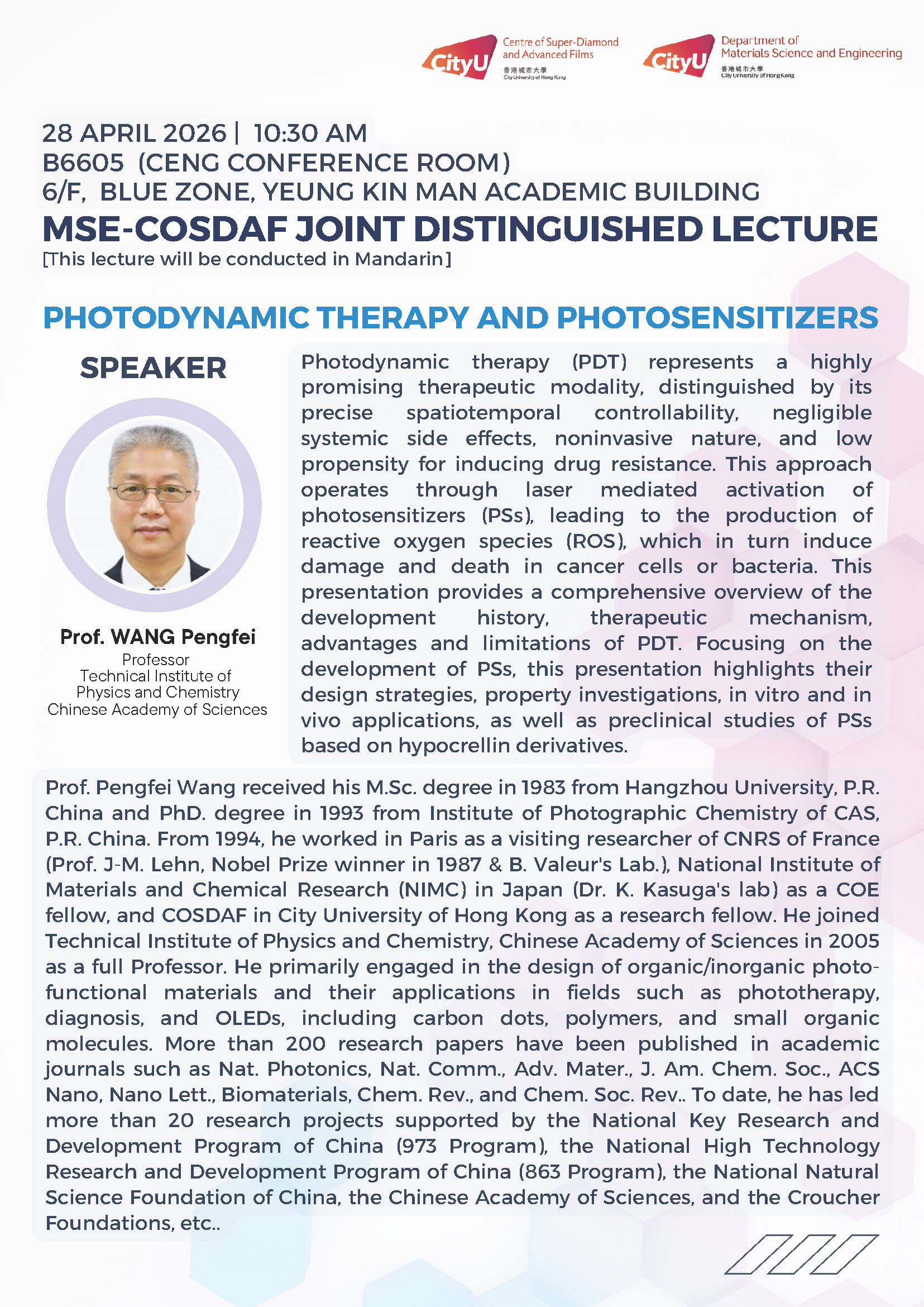 260428_MSE-COSDAF Seminar_Prof WANG Pengfei