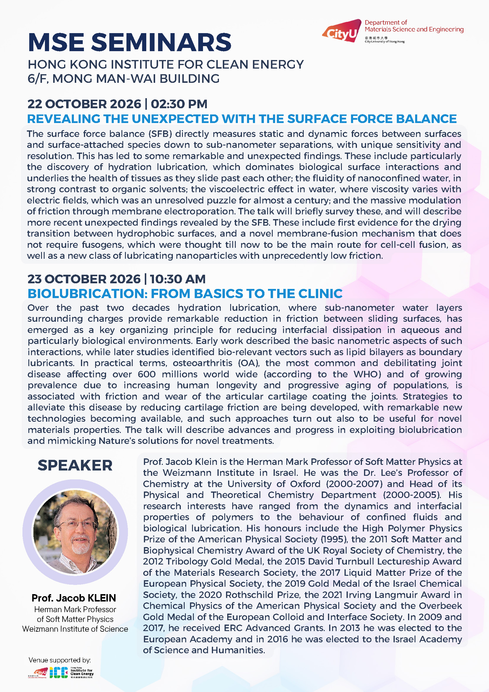 261022  23SeminarProf Jacob KLEIN