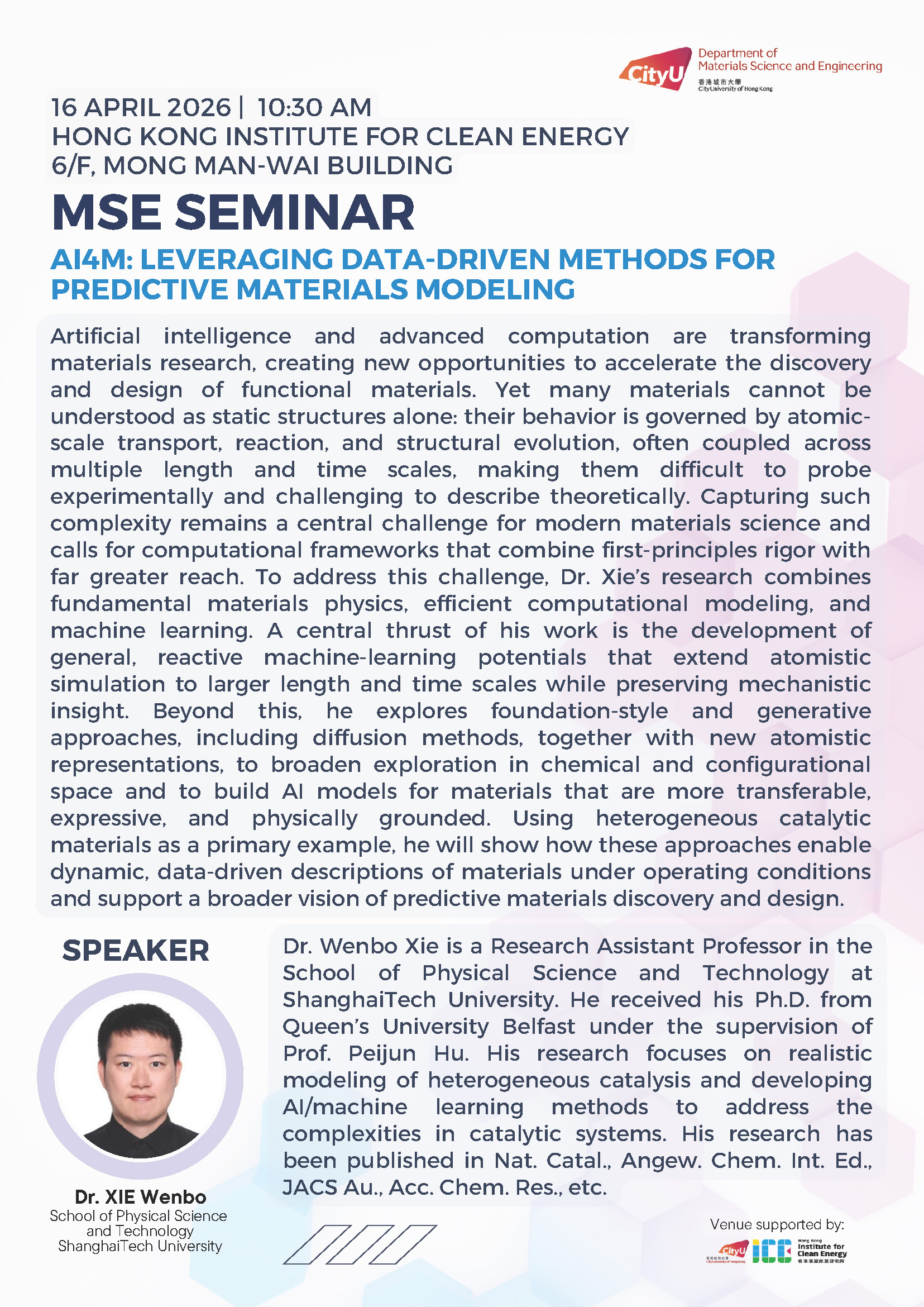 Seminar Poster - Dr XIE Wenbo_20260416