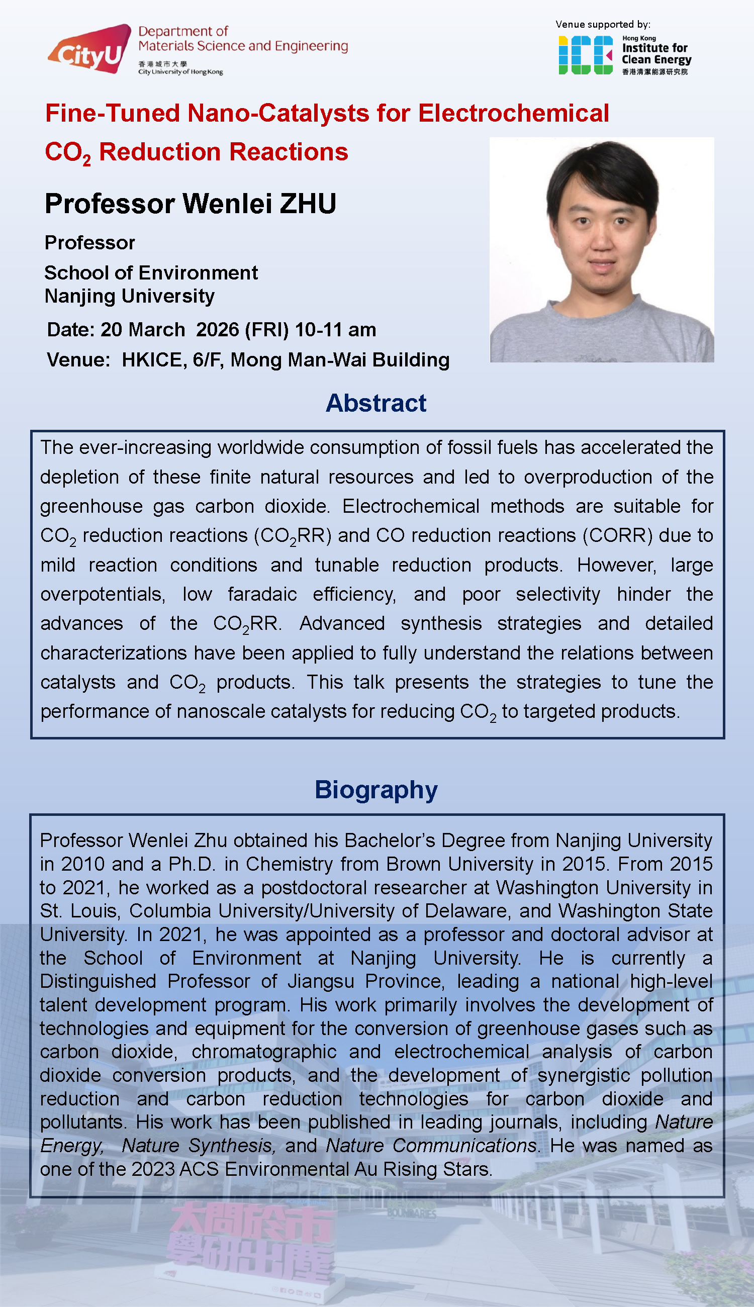 3_260320_Dr ZHU Wenlei_Seminar poster
