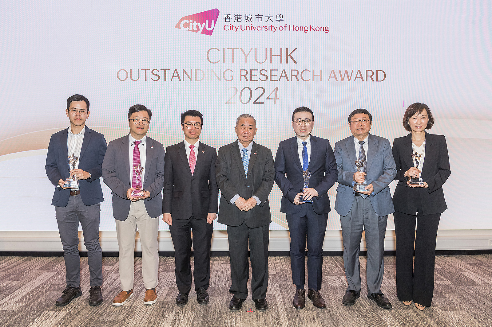 Five outstanding scholars receive CityUHK Outstanding Research Awards