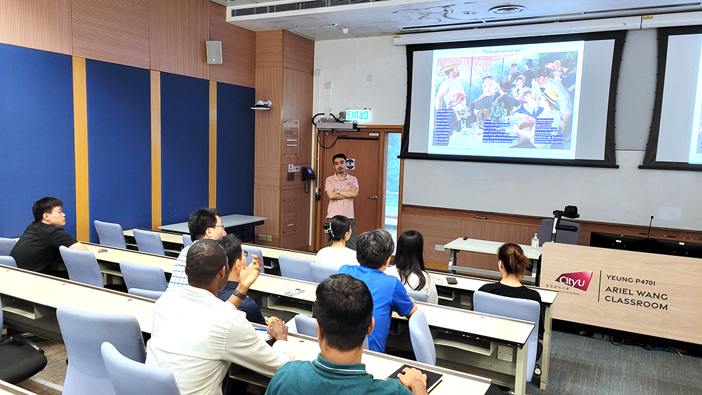 Dr FU gave his seminar on “Feeding Regulation by Tuberal Nucleus Somatostatin Neurons and their Role in Neurodegeneration”.