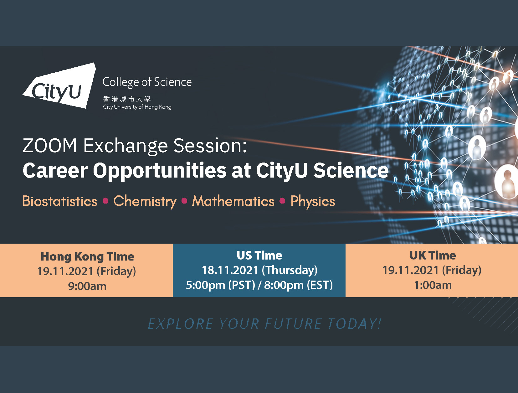 ZOOM Exchange Session on Career Opportunities