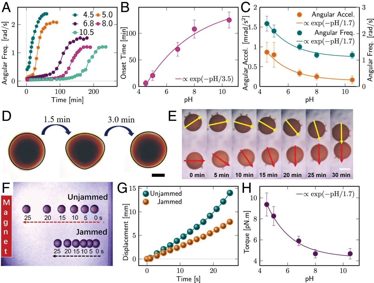 Ferromagnetic liquid droplets with adjustable magnetic properties