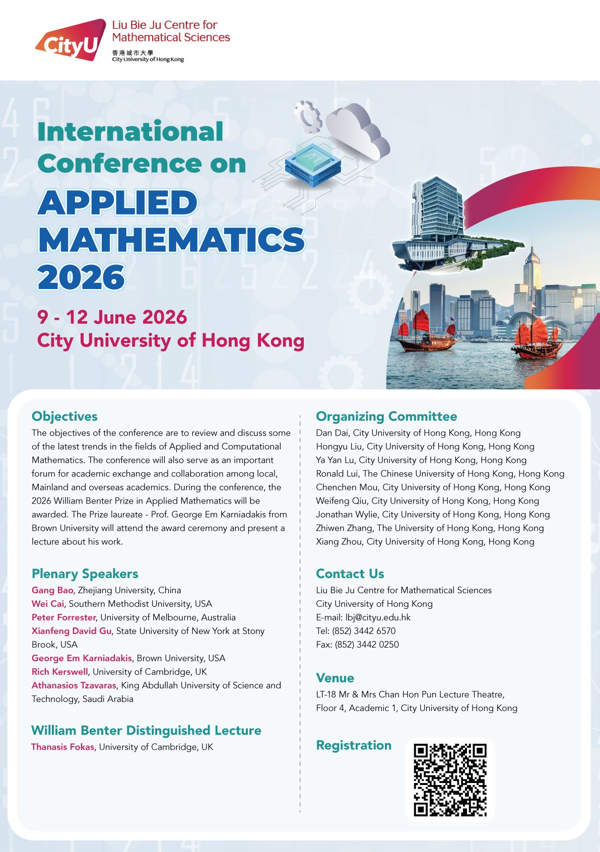 International Conference on Applied Mathematics 2026 (9 June -12 June, 2026)