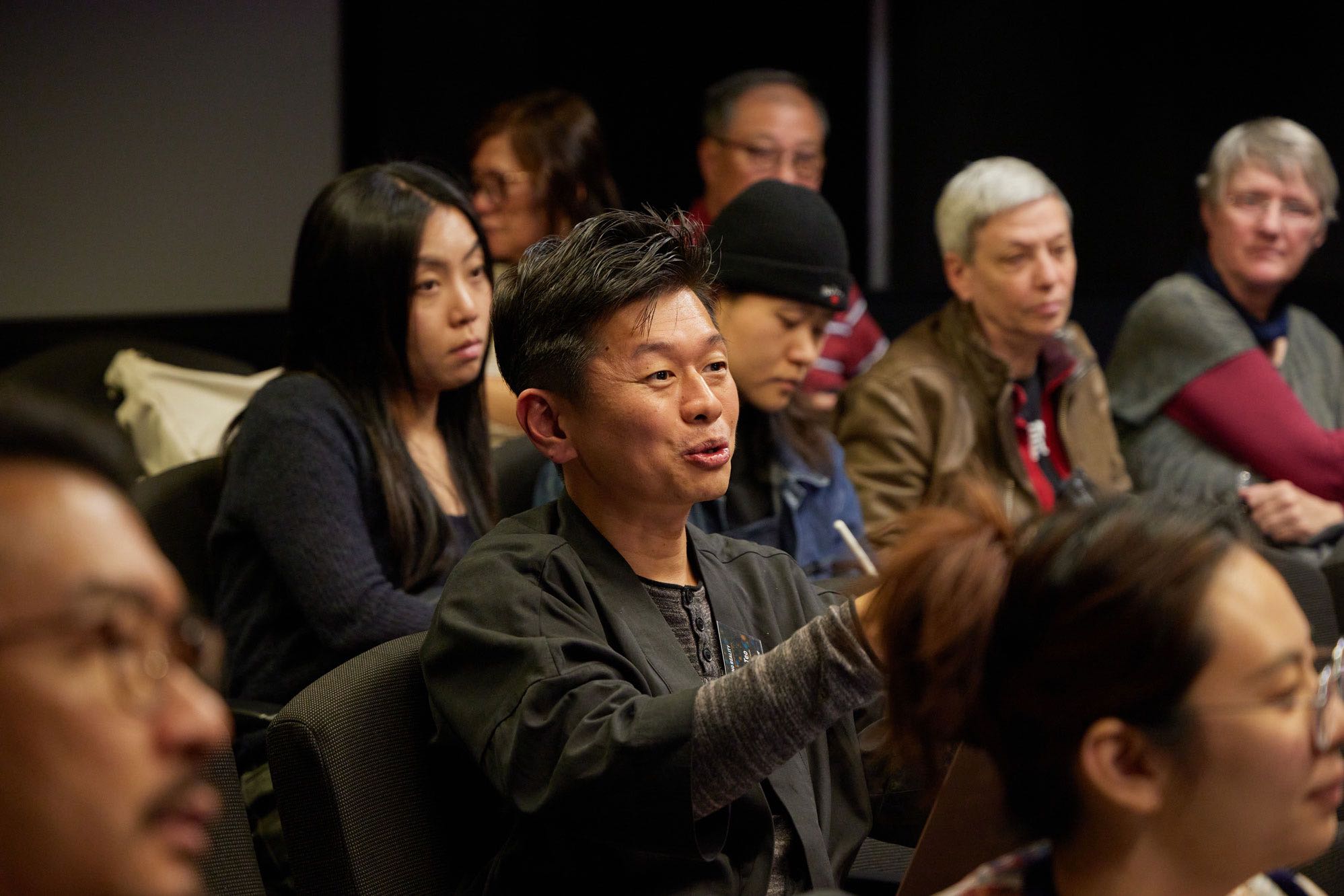 Arron Teo in the audience