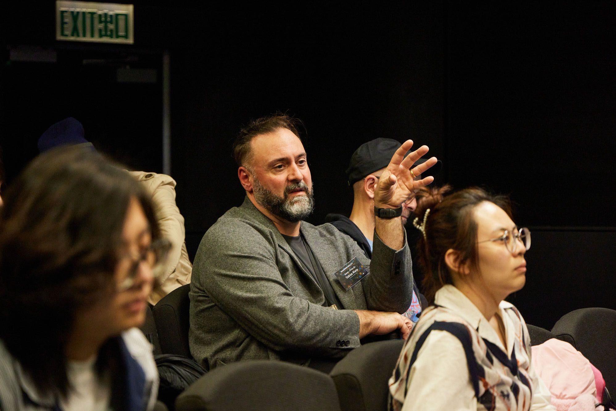 Tobias Klein in the audience