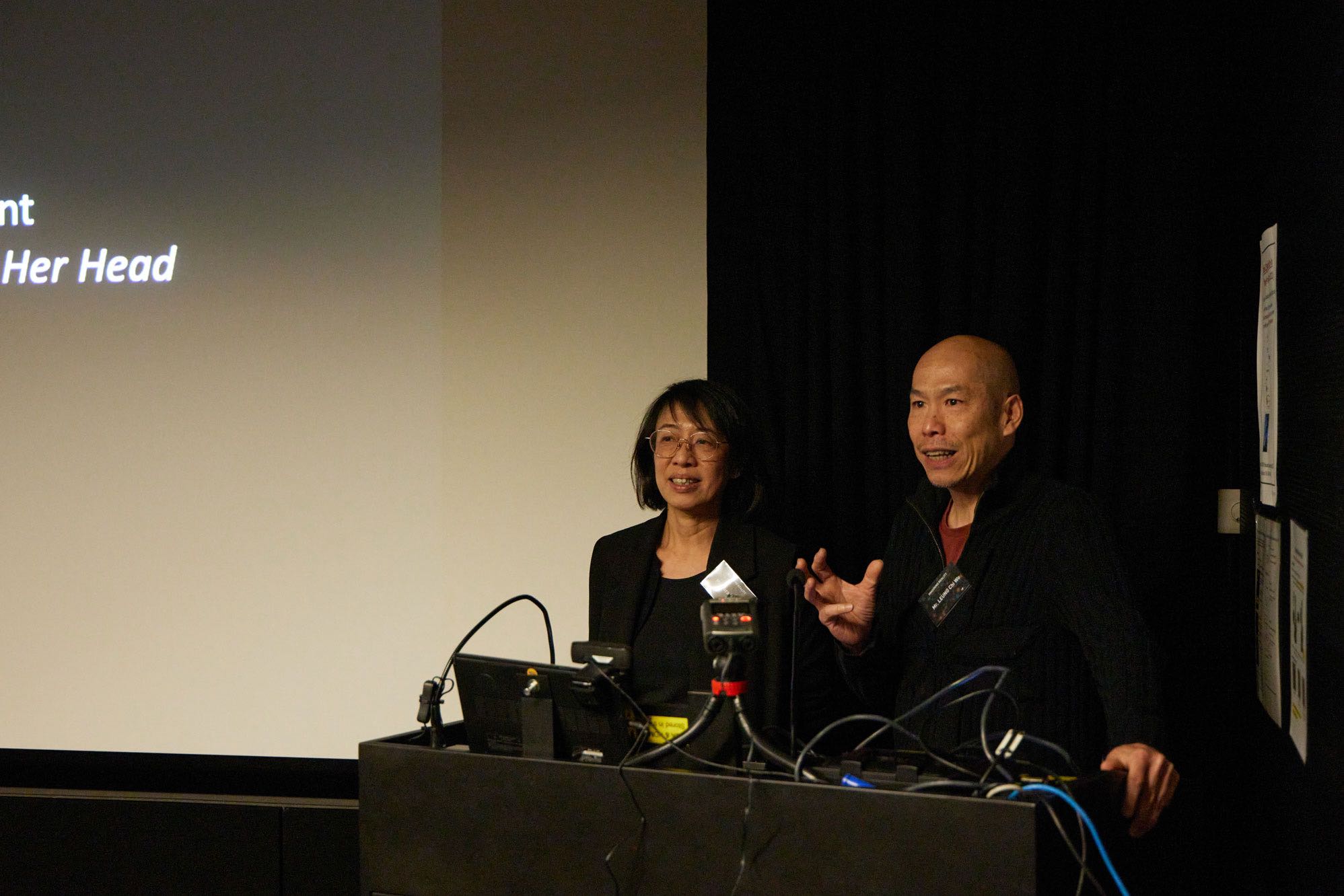 Leung Chi Wo and Sara Wong