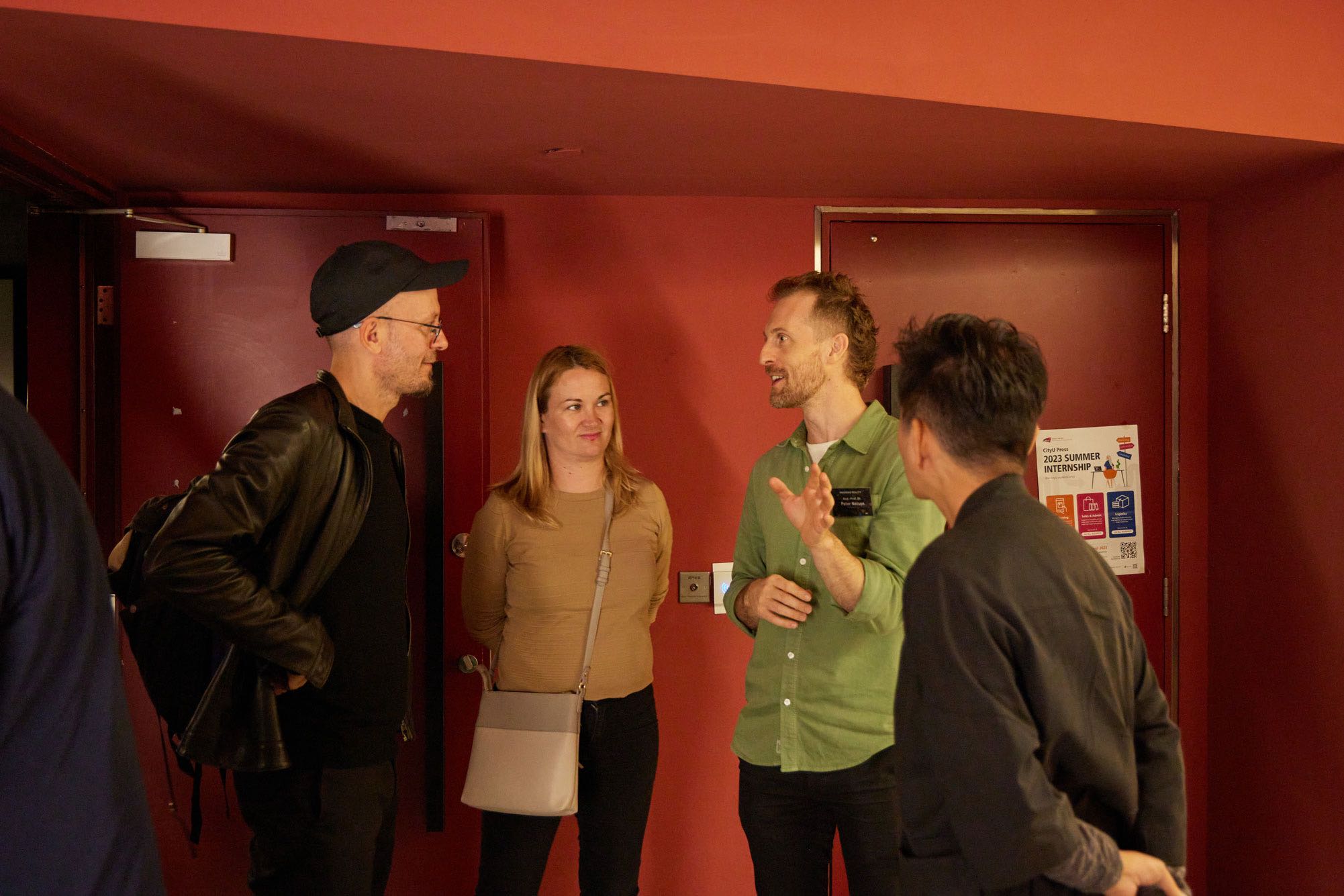 Discussions during coffe-break